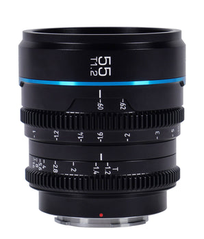 Sirui Nightwalker Series 55mm T1.2 S35 Cine Lens (Black) - iagtkfoto