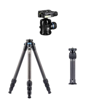 Sirui AM-254-CN Carbon Fiber Tripod + SL-200 Center Column + K-10X Ballhead - iagtkfoto