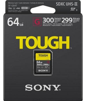 Sony SF-G Tough Series UHS-II SDXC Memory Card - TK FOTO Technic Pte Ltd