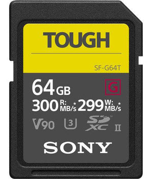 Sony SF-G Tough Series UHS-II SDXC Memory Card - TK FOTO Technic Pte Ltd