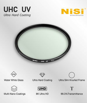 NiSi UHC Scratch Resistant Ultra-Slim UV Filter - T K FOTO TECHNIC PTE LTD